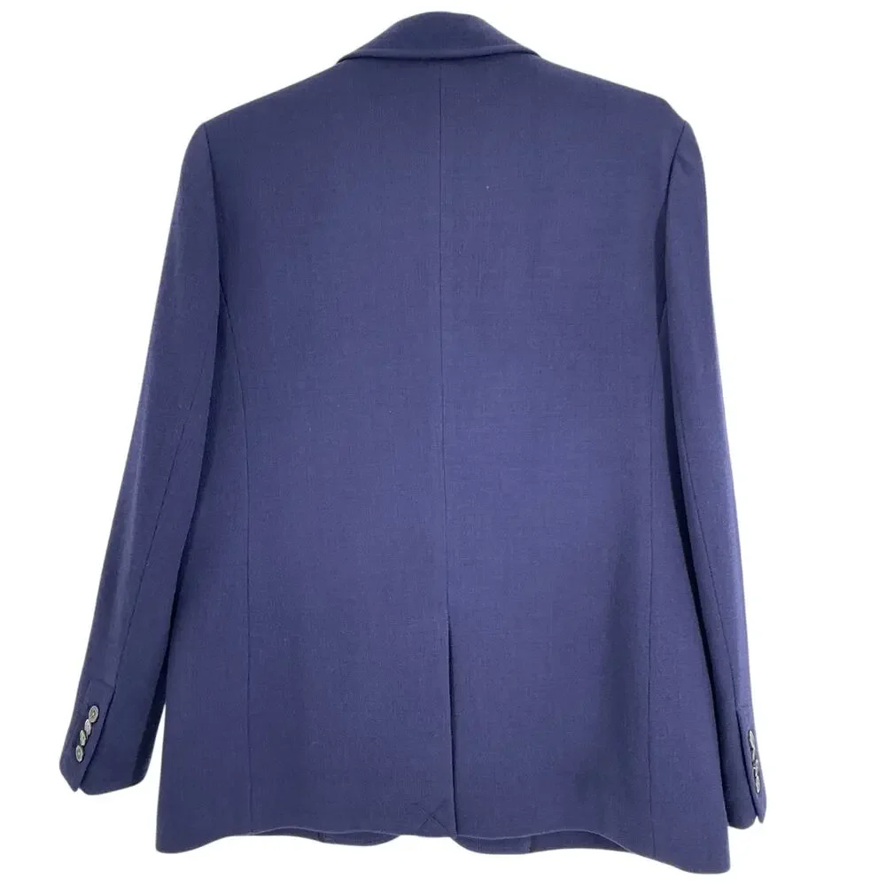 Holiday Things Tailored Blue Annette Blazer Size M